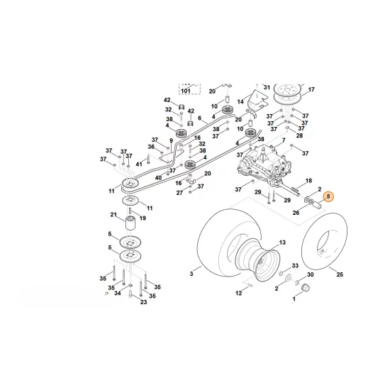 STIHL  Tulejka odległościowa 6170 764 2800